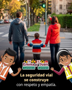 La seguridad vial se construye con respeto y empatía